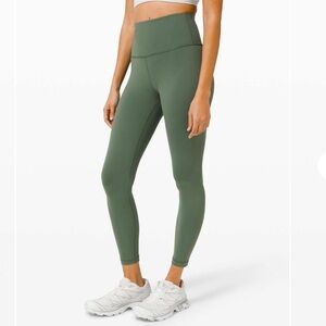 Lululemon Wunder Train High-Rise Tight 25" (green)